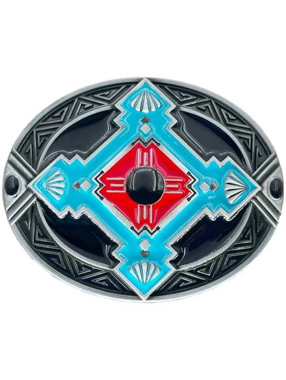Western Design Navajo Belt Buckle